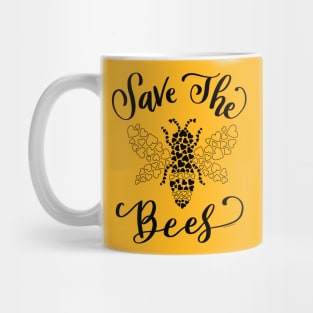 Save the Bees Love Planet Earth Protect Nature Mug